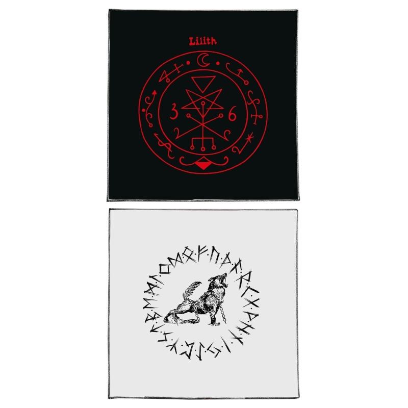 Mysteriöses Symbol Tarotkarten Tischdecke Altartuch Altartuch Wahrsagungen Kartentischdecke Wandteppich Einfach zu verwenden