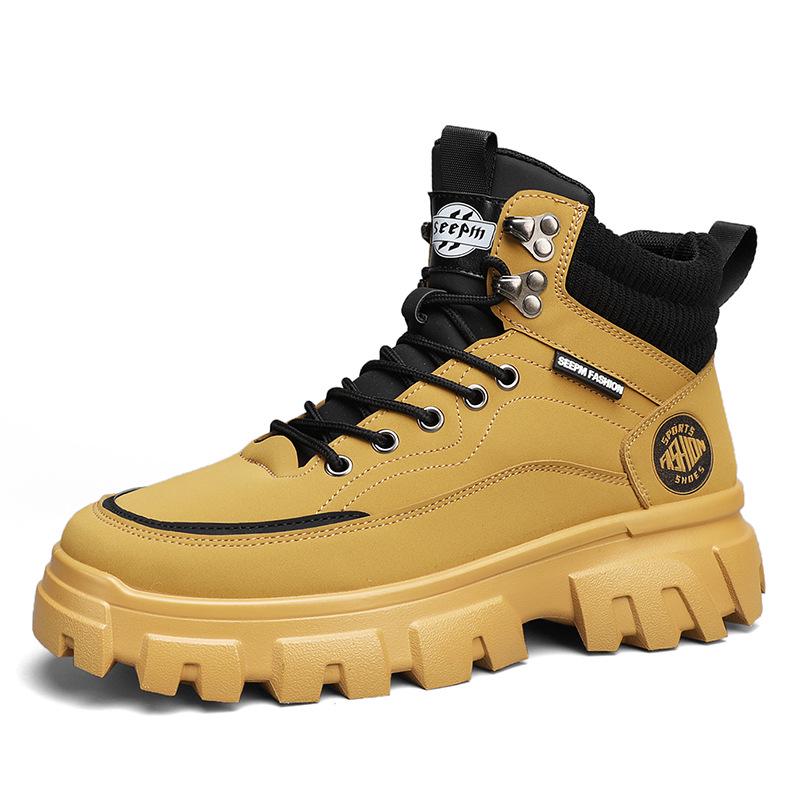 

Мужские повседневные ботинки Martin в стиле ретро — модная спортивная и рабочая обувь для осени и зимы. Size 42