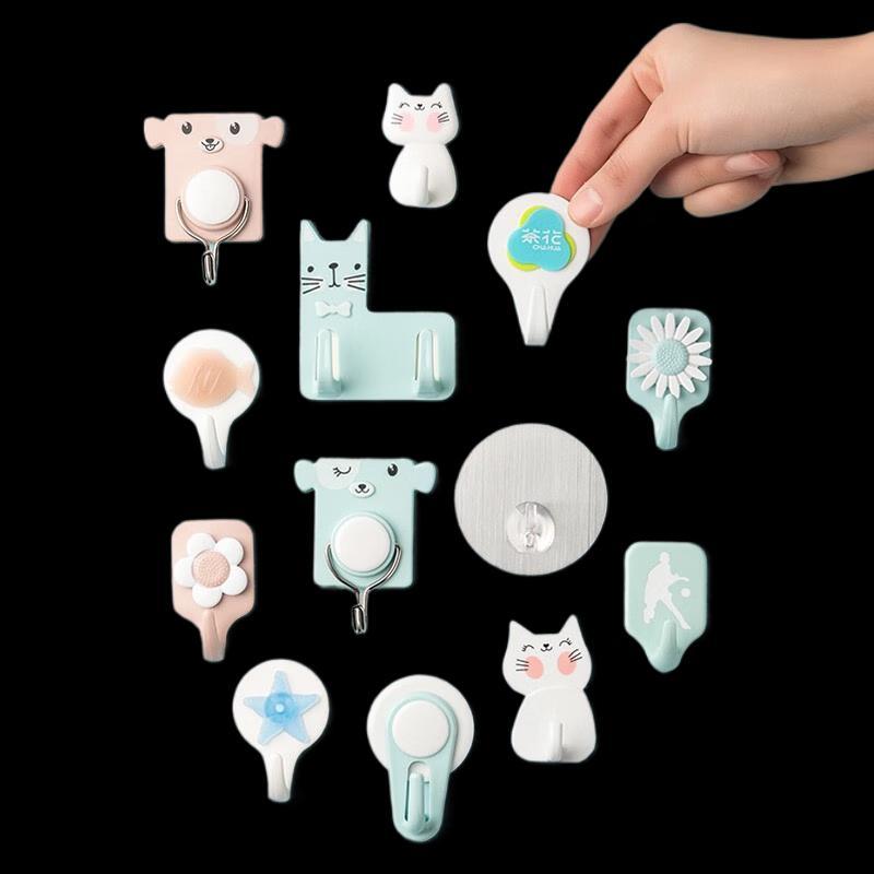 Camellia Flower Strong Adhesive Hooks