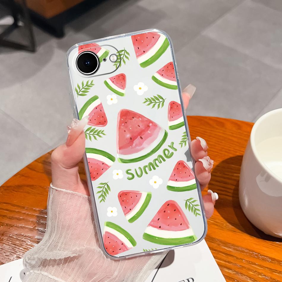 

For iPhone 16E Case Fantasy Flower Transparent Phone Housing For iPhone16E/iPhone SE 2025 Soft Slim Shockproof Back Cover Funda For iPhone 16E -2025