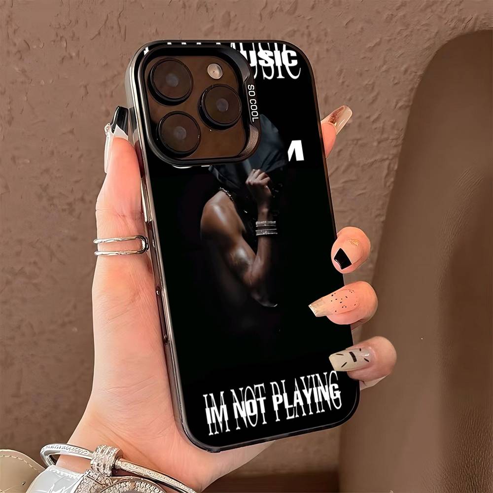 O-Opium Rap Playboi Carti Phone Cover For IPhone 16 15 14 13 12 11 17 Pro Max Plus Color Silver Shell