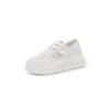 Leather mesh breathable little white shoes women's shoes summer new thick baseplate shoes versatile casual sports shoes