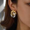 European and American Color Matching Titanium Steel Stud Earrings Earrings Stainless Steel