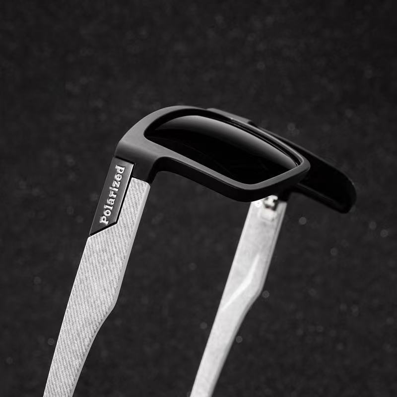 Luksusowe Okulary Przeciwsłoneczne Modne Kwadratowe Męskie Okulary Przeciwsłoneczne Vintage Okulary do Jazdy Wędkowania Sportowe Okulary Ochronne UV