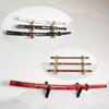 2pcs Adjustable Display Racks Wall Mounted Wooden Sword Stand Holder Hanger Knife Cosplay Wand Sword For Samurai Rack