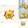 Plush Pet Soccer Ball With Bell For Teething And Entertainment For Small Canines