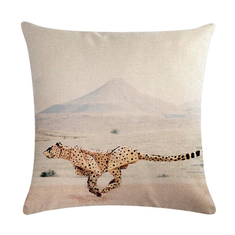 Buy 45*45cm Fantasy Child I Want To Fly Linen Throw Pillow Cover Car