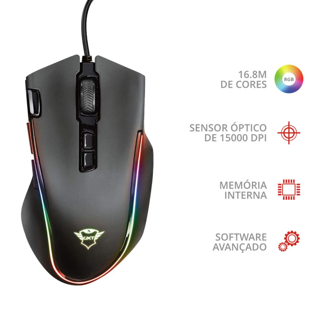 GXT188 LABAN RGB MOUSE Gaming Mouse 21789