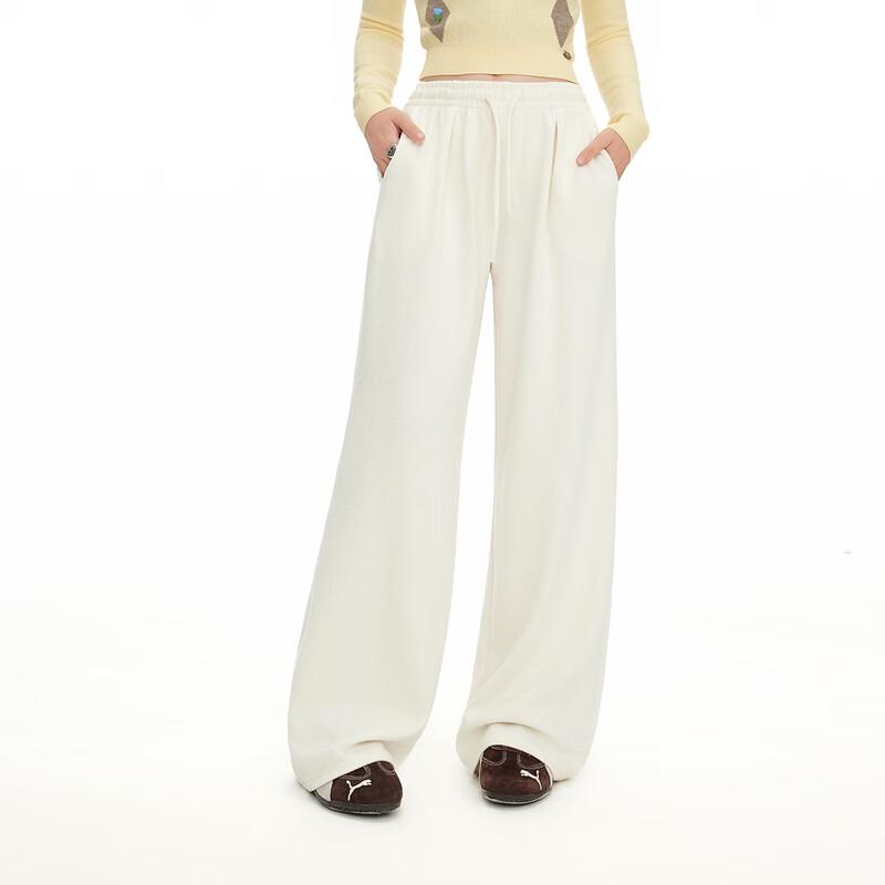 UNIFREE Women's Soft Knit Wide-Leg Lounge Pants