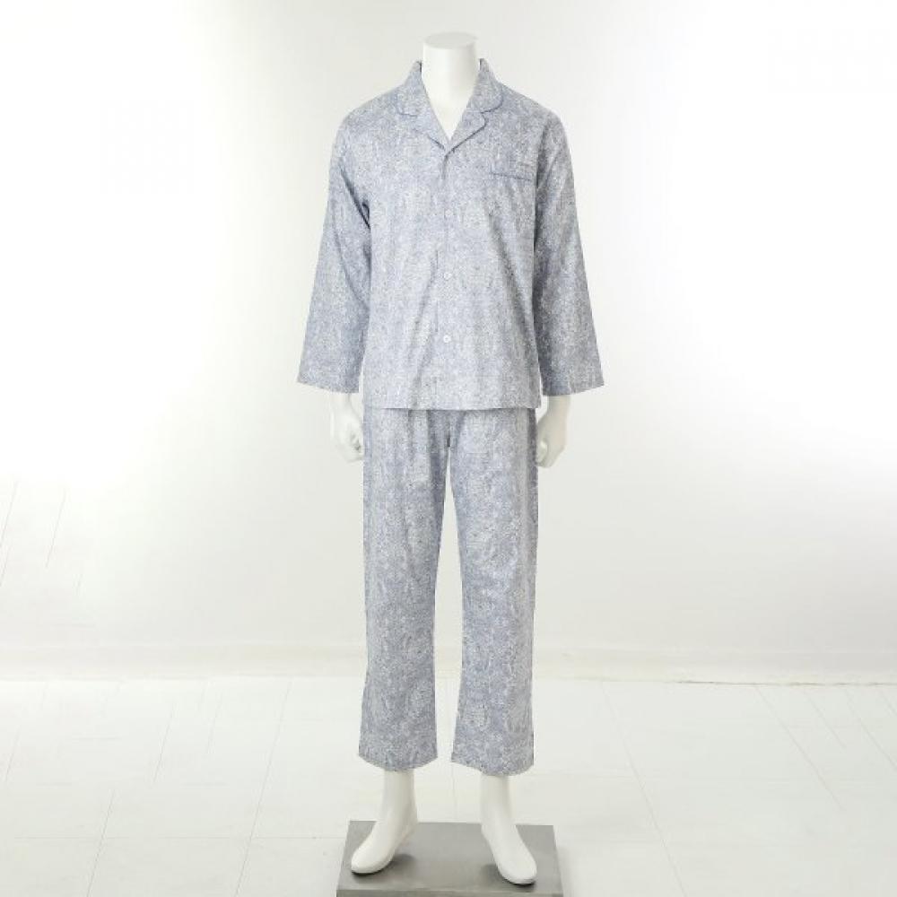 Premium Cotton 100s Floral Printed Pajama Vpaa208m Blue/95