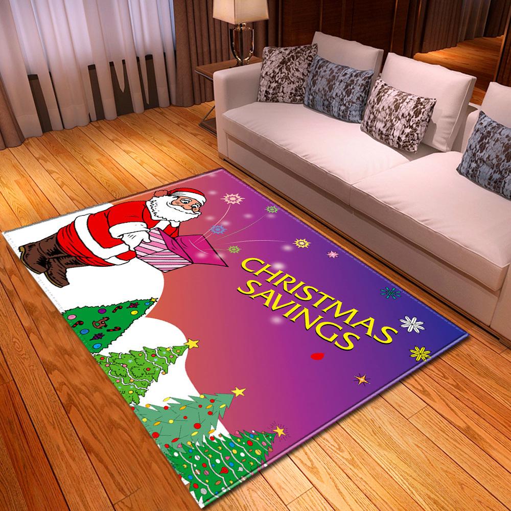 Christmas Living Room Floor Mat Bedroom Dining Room Carpet Carpet Doormat