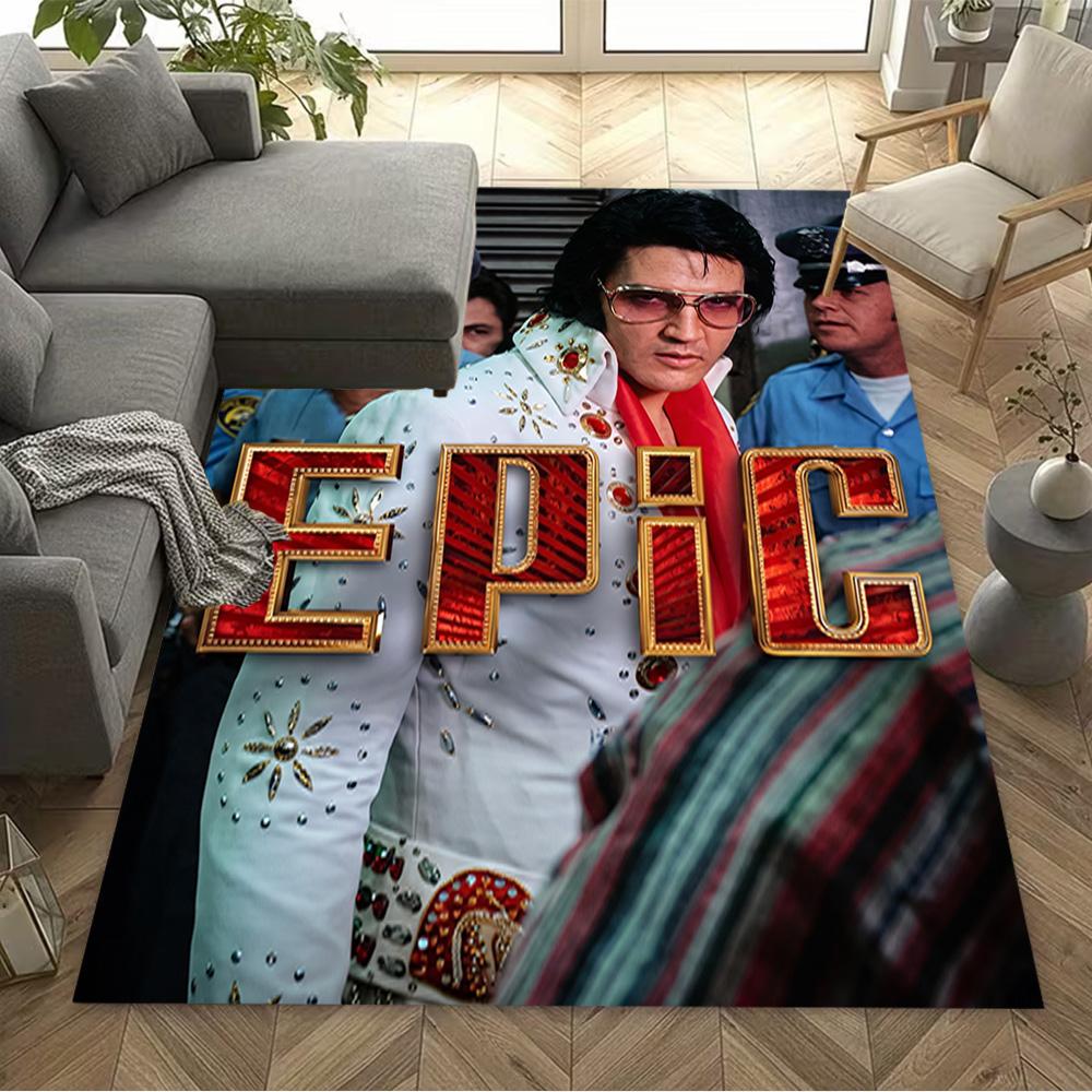 Elvis Presley's Iconic Style Floor Rug Office Rug Design for Foyer Decorate room Living Rooms Hallway Antislip Carpet Decorate Offices