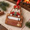 Christmas Cash Holder Ornament Holder, Creative Wooden Hanging with Red Lanyard, Holiday Money Pendant Vivid Printing for Tree Party Supplies