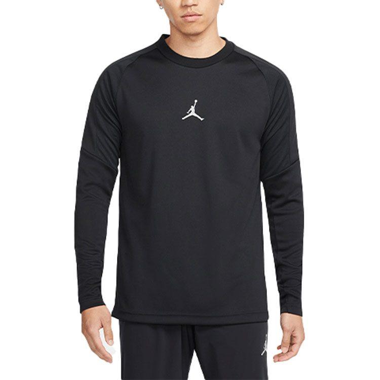 Jordan T Shirts Men's Black Crew Neck Moderate Straight Fit DC9740-010