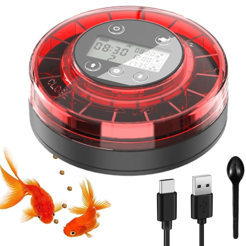 With Timer Aquarium Automatic Food Dispenser LCD Display Fish Tank Supplies Fish Tank