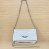 French Fashion Zv Bag with Diamond Wings Retro Chain Messenger Bag Luxury Design Casual Simple Women's Shoulder Bag