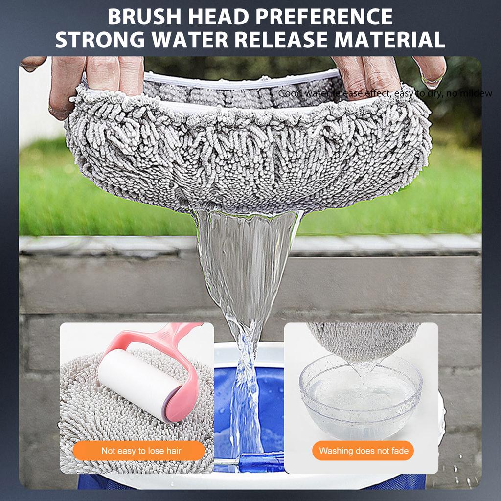 Щетка для мытья автомобиля из микрофибры шенилла, 3-секционная, изогнутая, телескопическая, для чистки дверей, подоконников, ветровых стекол, мытья грузовиков