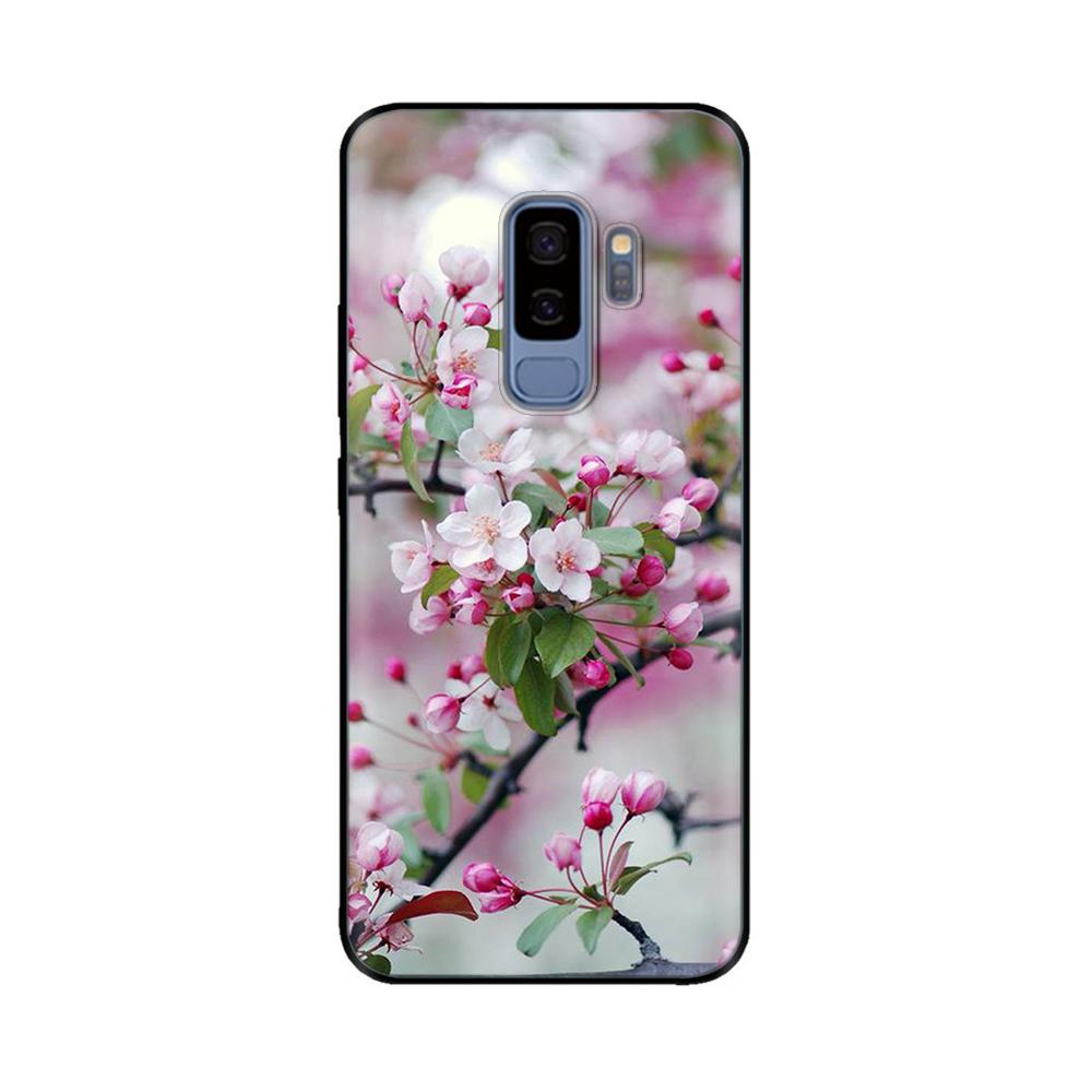 For Samsung Galaxy S9 Case Mobile Phone TPU Silicone Protective Cover for Samsung S9 Plus S9+ S 9 Back Cover Paintted Bumper