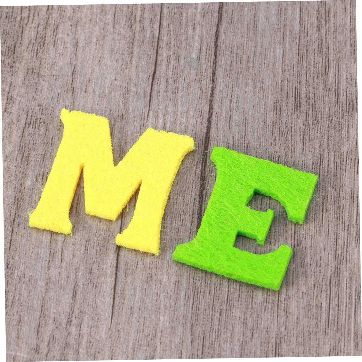 

CIYODO 50 шт. Фетровые буквы алфавита для рукоделия Нетканый материал ABC смешанных цветов для проектов «Сделай сам» для мальчиков и девочек, украшения для вечеринок и образовательные