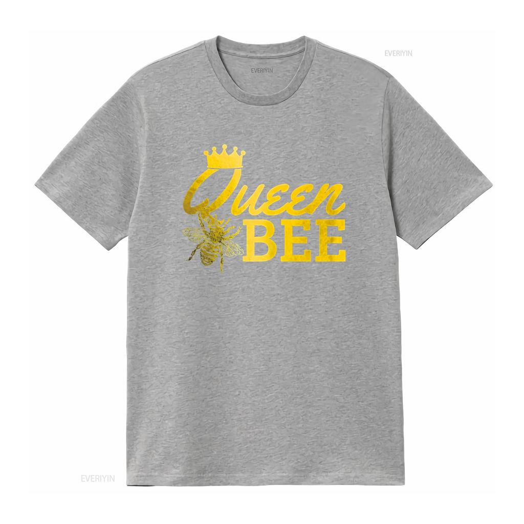 Womens Queen Bee Beekeeper Beekeeping Vintage Funny Cute Girls T Shirt Vintage Washed Versatile Fashion Breathable Graphic