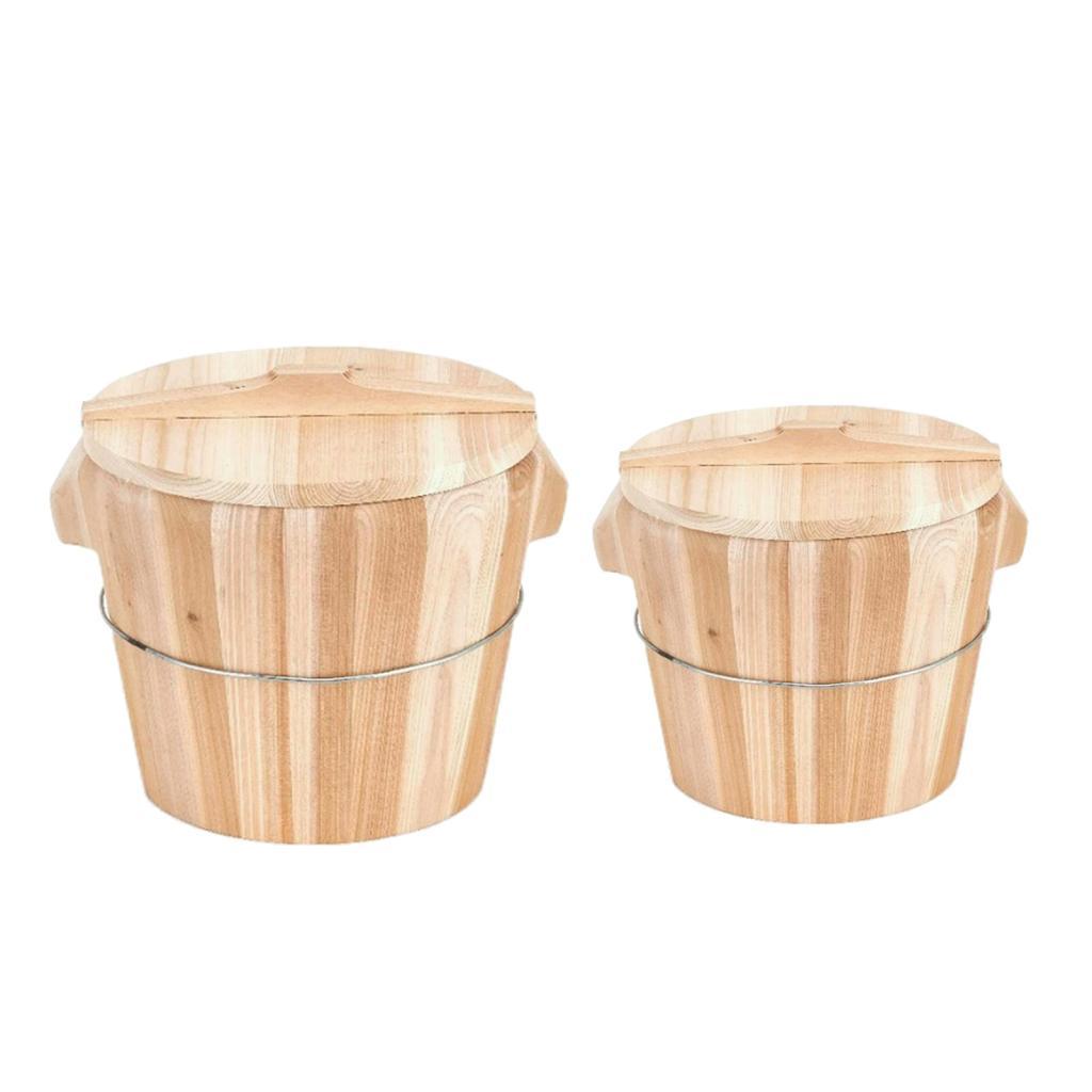 Wooden Rice Steamer Storage Container for Dumpling Restaurant Household