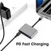 USB-C to HDMI 3 in 1 Cable Converter for Samsung Huawei iPad Mac NS USB 3.1 Type C to HDMI 4K USB 3.0 USB 3.2 Adapter Cable