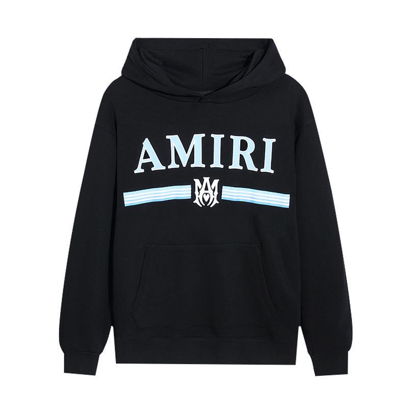 AMIRI Unisex High-Definition Print Casual Hoodie - 2024 Autumn/Winter American Trendy Collection