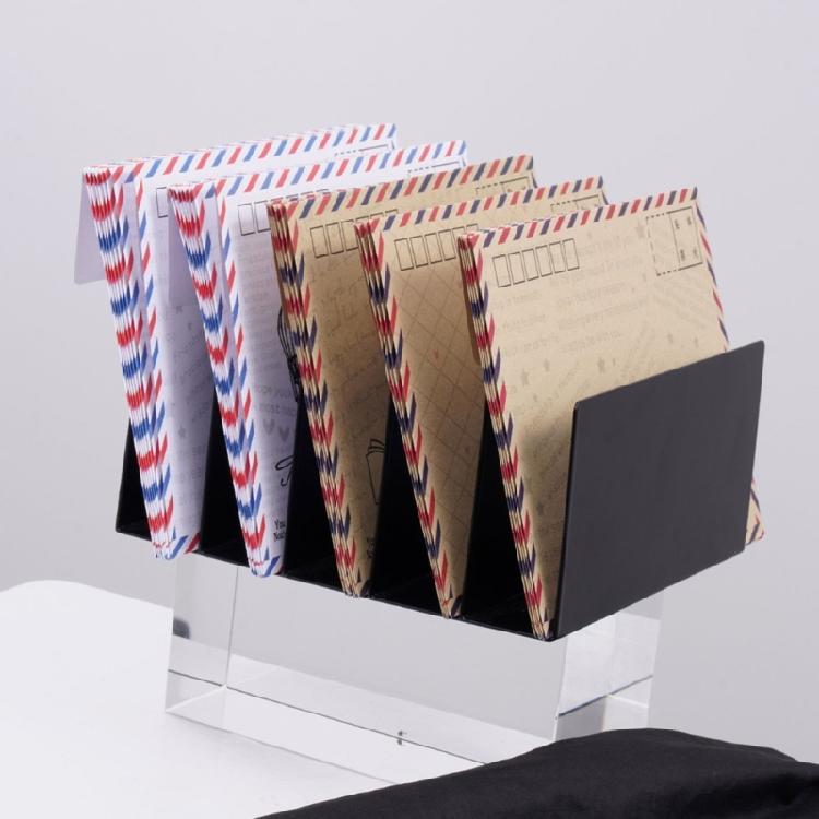 Metal File Folder Holders Magazine Rack File Sorter Document Organizers for Office School Home