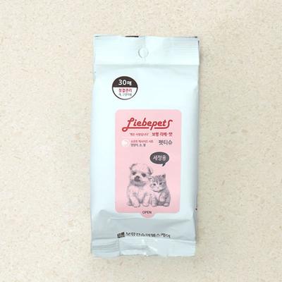 [Haustier] Boryeong Live Pet Reinigungstücher 30 Blatt