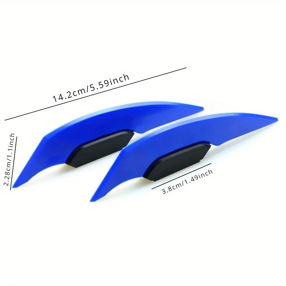 1 Paar Universal Motorrad Winglet Aerodynamische Spoiler Dynamische Flügel Dekoration Aufkleber für Motorrad Roller