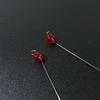 Pioneer Red Bead Scale Stainless Steel Ice Fishing Leader Wire Line