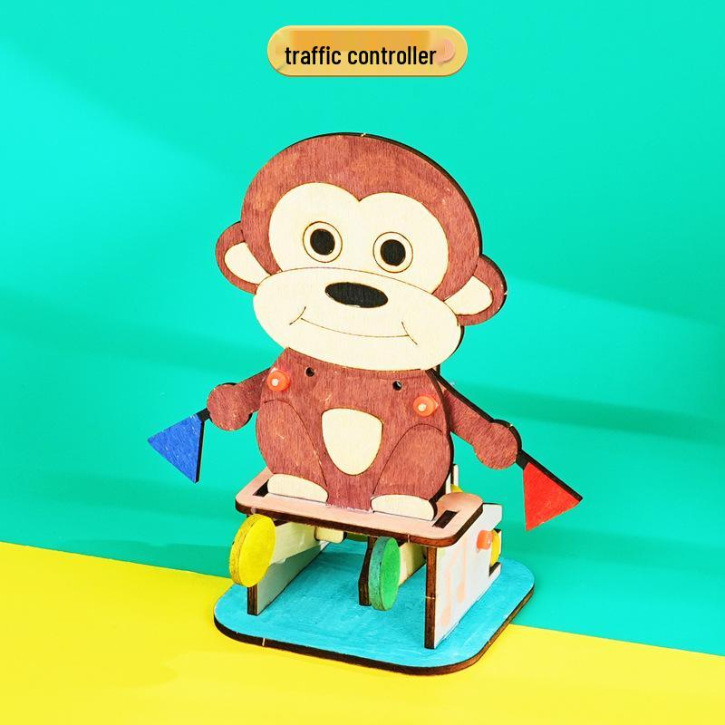Handmade Traffic Controller DIY Science Kit for Primary School STEAM Education