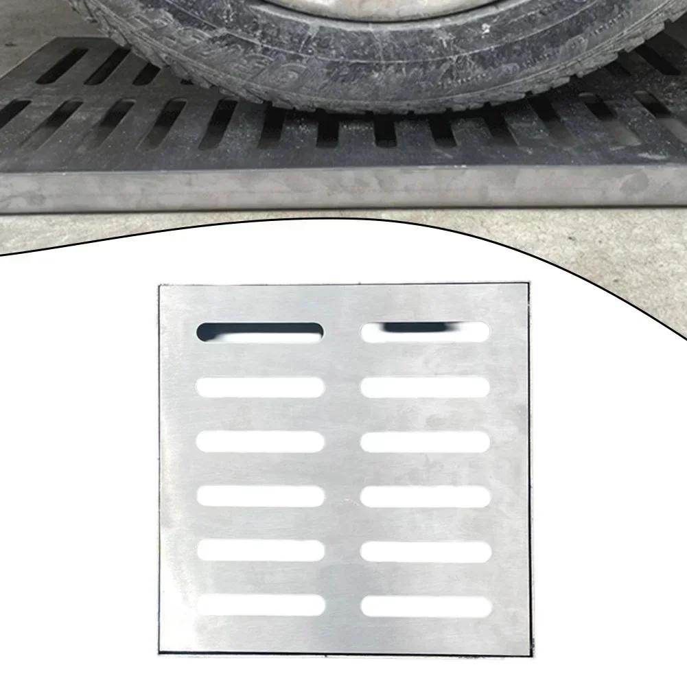 Heavy Duty 201 Stainless Steel Floor Drain Cover Double Row Hole Design for Rapid Drainage and Clogging Prevention