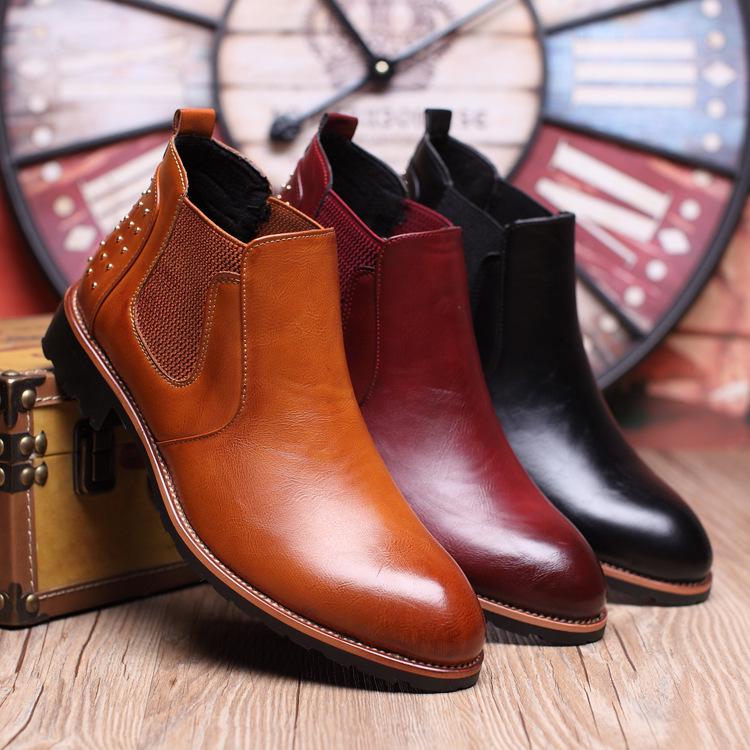 buty meskie na wysokim obcasie