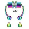 Magnetic Titanium Steel Fake Horseshoe Nose Ring - Non-Piercing Jewelry