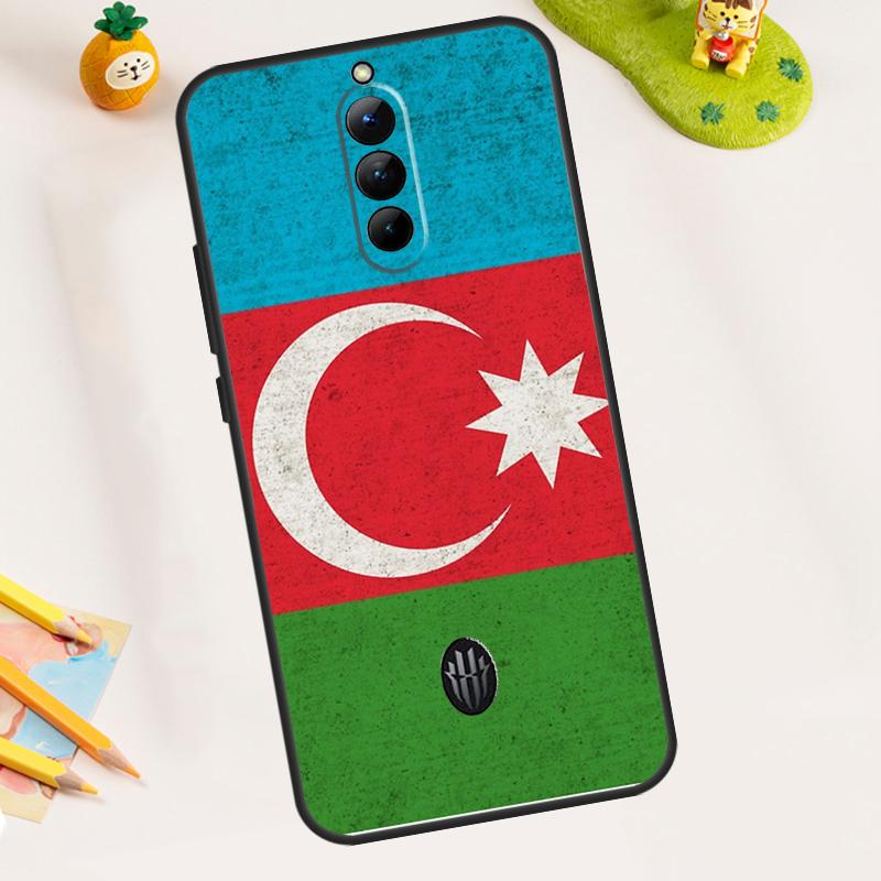 Azerbaijan Flag Case For ZTE Nubia RedMagic 11 Pro 10 9 8 9S 8S 10S Pro Plus 5G 5S 6S 7S 6 7 Pro 11 Air Cover