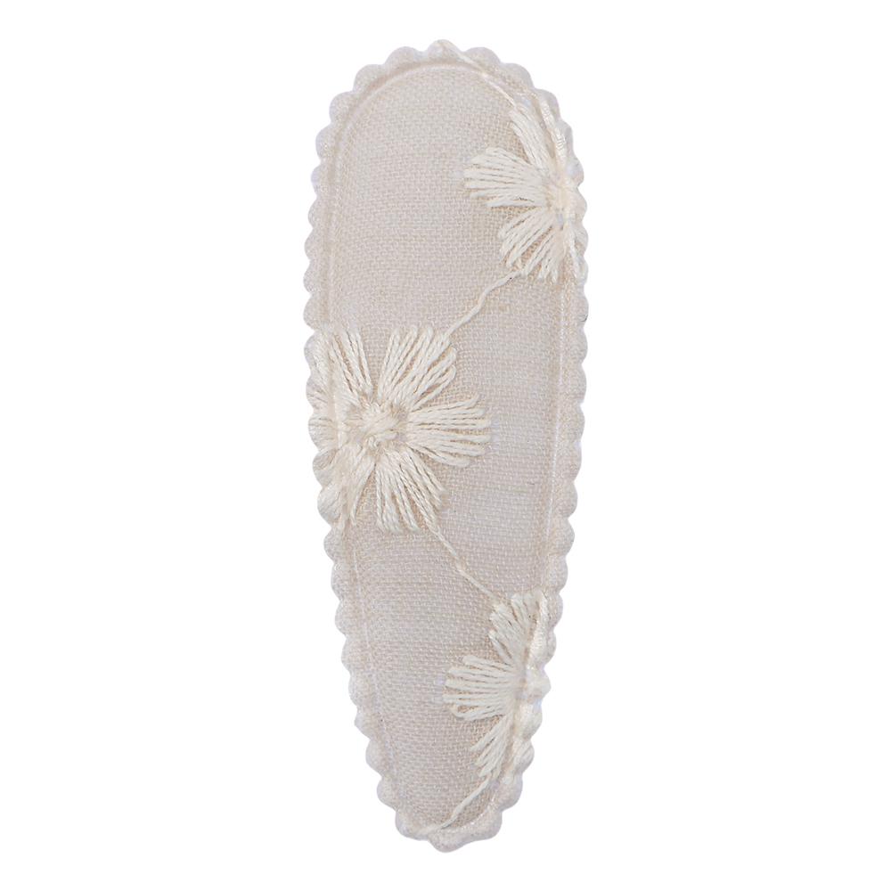 2/4/6Pcs/Set New Print Cotton Alloy Hair Bow Snap Clips Fabric Plaid Hairpins Girl Kid Headwear Baby Hair Accessories