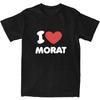 Men's I Love Morat T Shirts Si Ayer Fuera Hoy US Tour 100% Cotton Clothing Summer Vintage T-Shirt