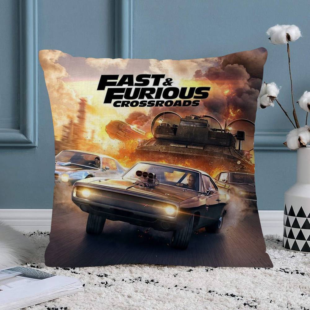 

FFast and FFurious Pillowcase toon Gift Cushion Cover Bedroom Home Sofa Chair Seat Decor pillow case 30x30 cm