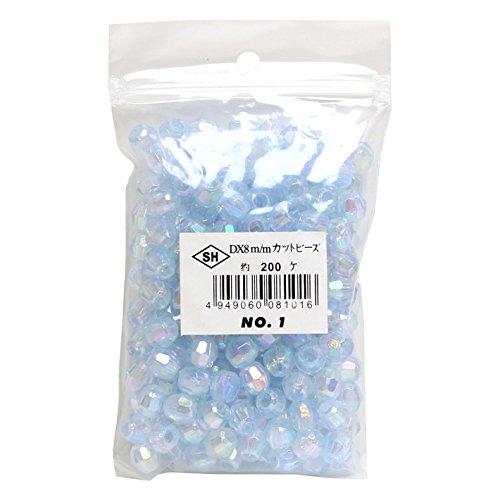 

Shimamura Cut Beads 200 Pieces Deluxe DX 8mm Light Blue ASH-DX8C-1