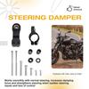 L10A Steering Damper Stabilizer Shock Absorber Direction Mount Bracket Kit For HONDA CB1000R CB 1000R 2018-2024