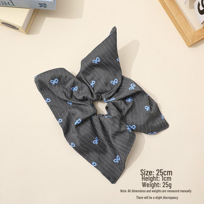 Women s College Style Bow Scrunchie & Square Scarf Hair Tie - 2025