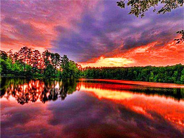 Diamond Art Painting Sunset Seaside Landscape Full Square/round Embroidery Mosaic Flower Scenery Cross Stitch Home Decor