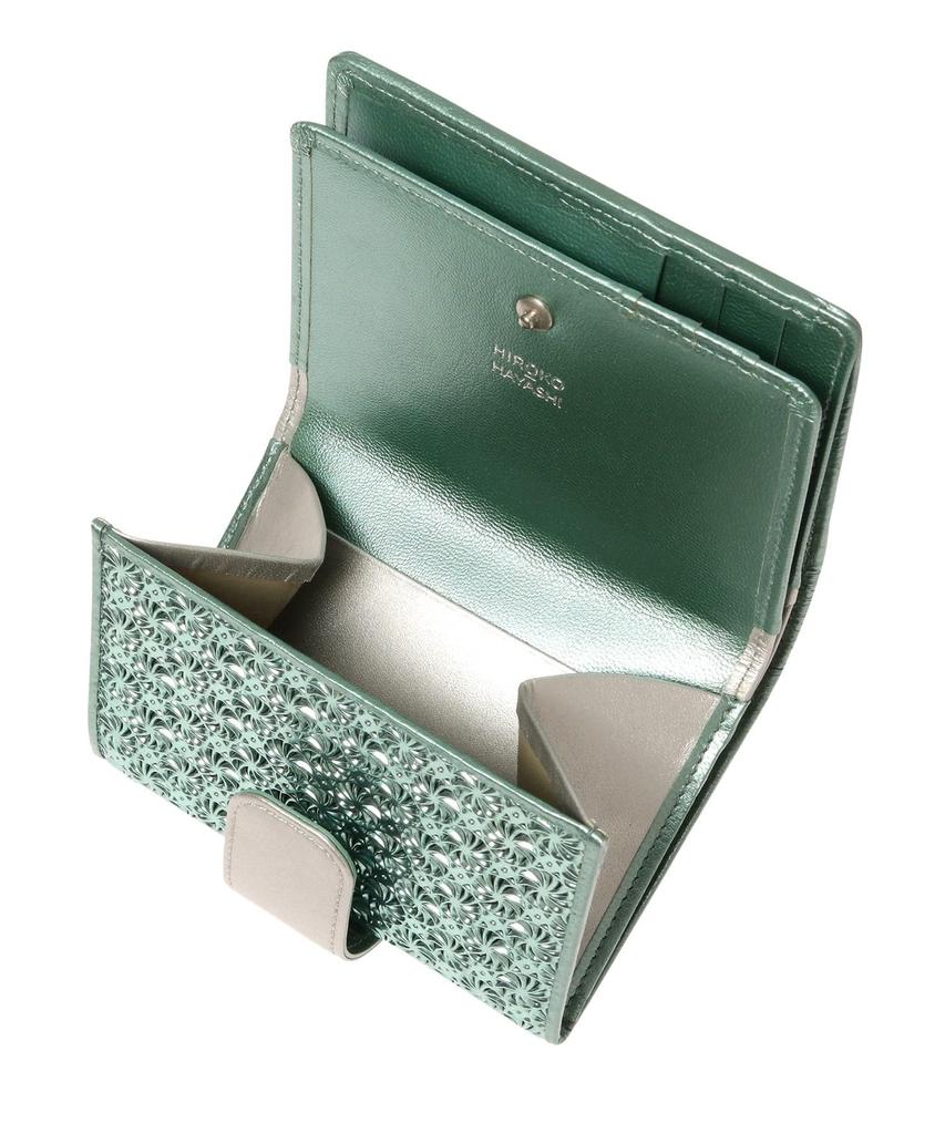 Hiroko Hayashi GIRASOLE PIPERITA Portfel dwukrotnie składany 70921672 Miętowy Zielony 00 Damski (021) (WOLNY)