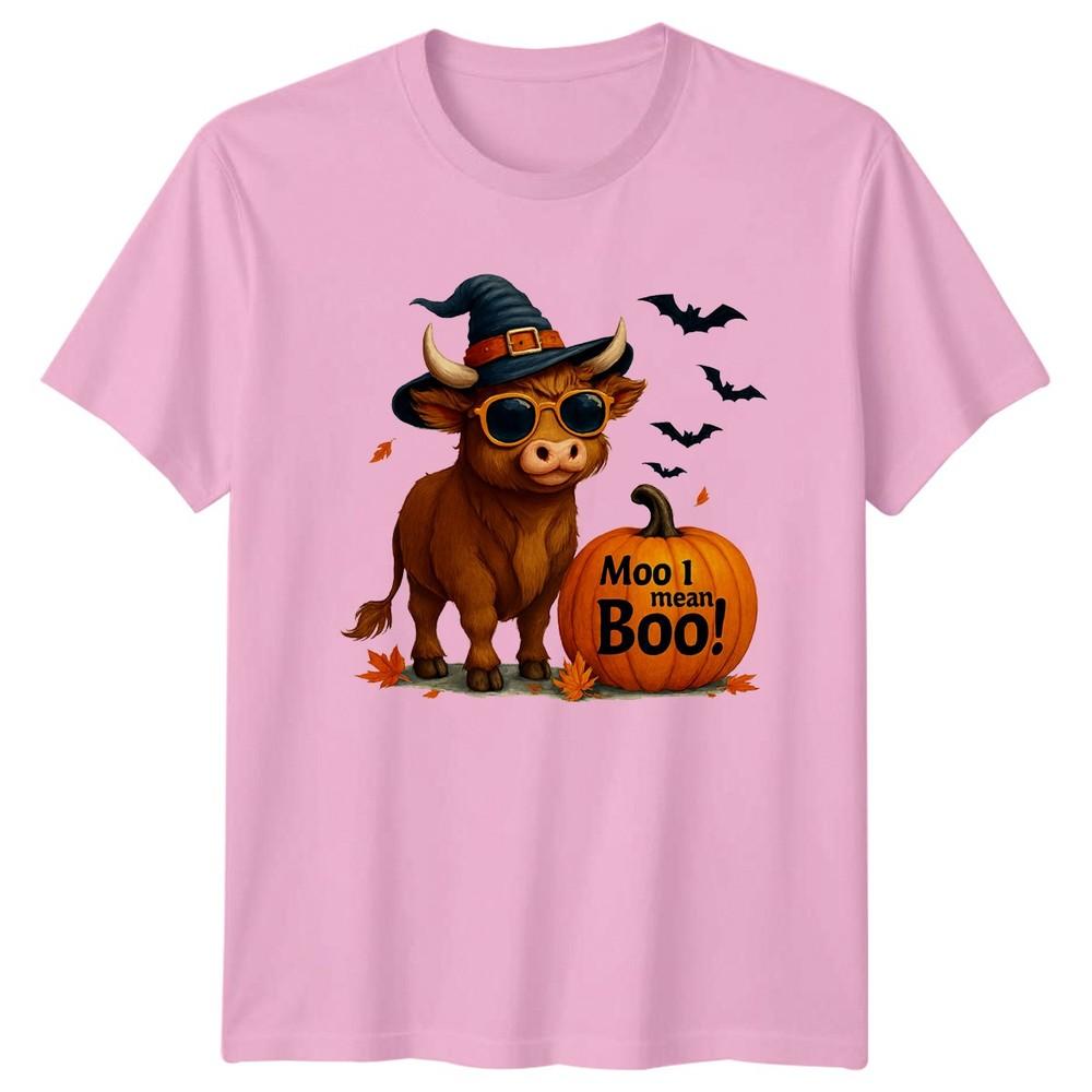Moo I Mean Boo TShirt Funny Cow Halloween Halloween Gift For Him And Her