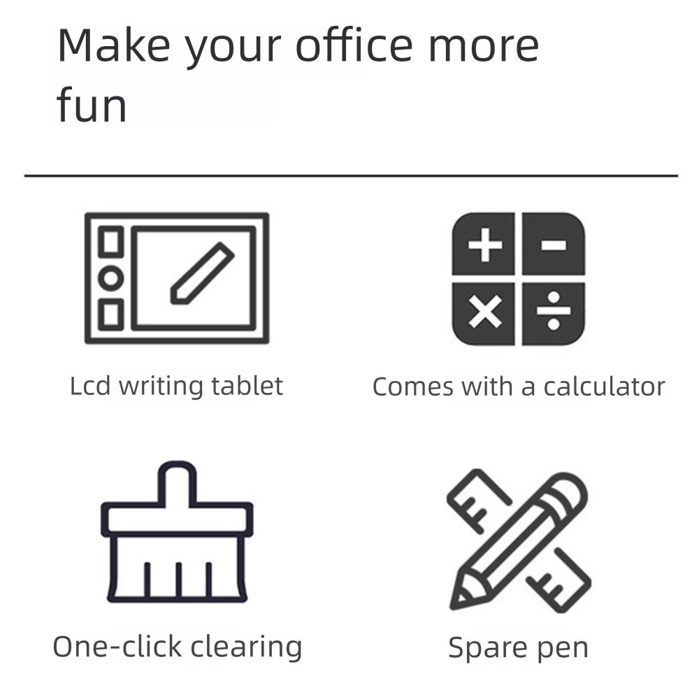 Portable Scientific Calculator LCD Writing Board with Stylus  Finance Accounting Tool