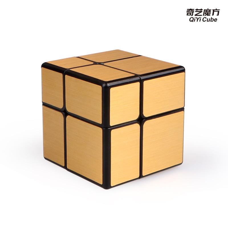 Mirror Cube 2x2 3x3 Gold and Silver Stress Relief Cube Special Shape Speed Cube Puzzle Toy Children's Puzzle Gift Toy