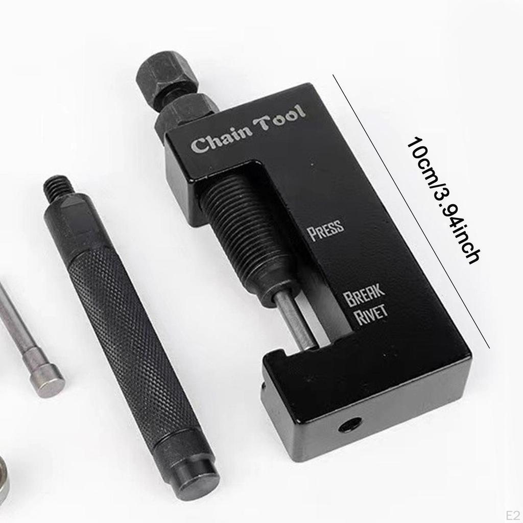 Kit Rompecadenas de Motocicleta Herramienta de Extracción de Pasadores para Cadenas O 520 525 530 Prensado Profesional