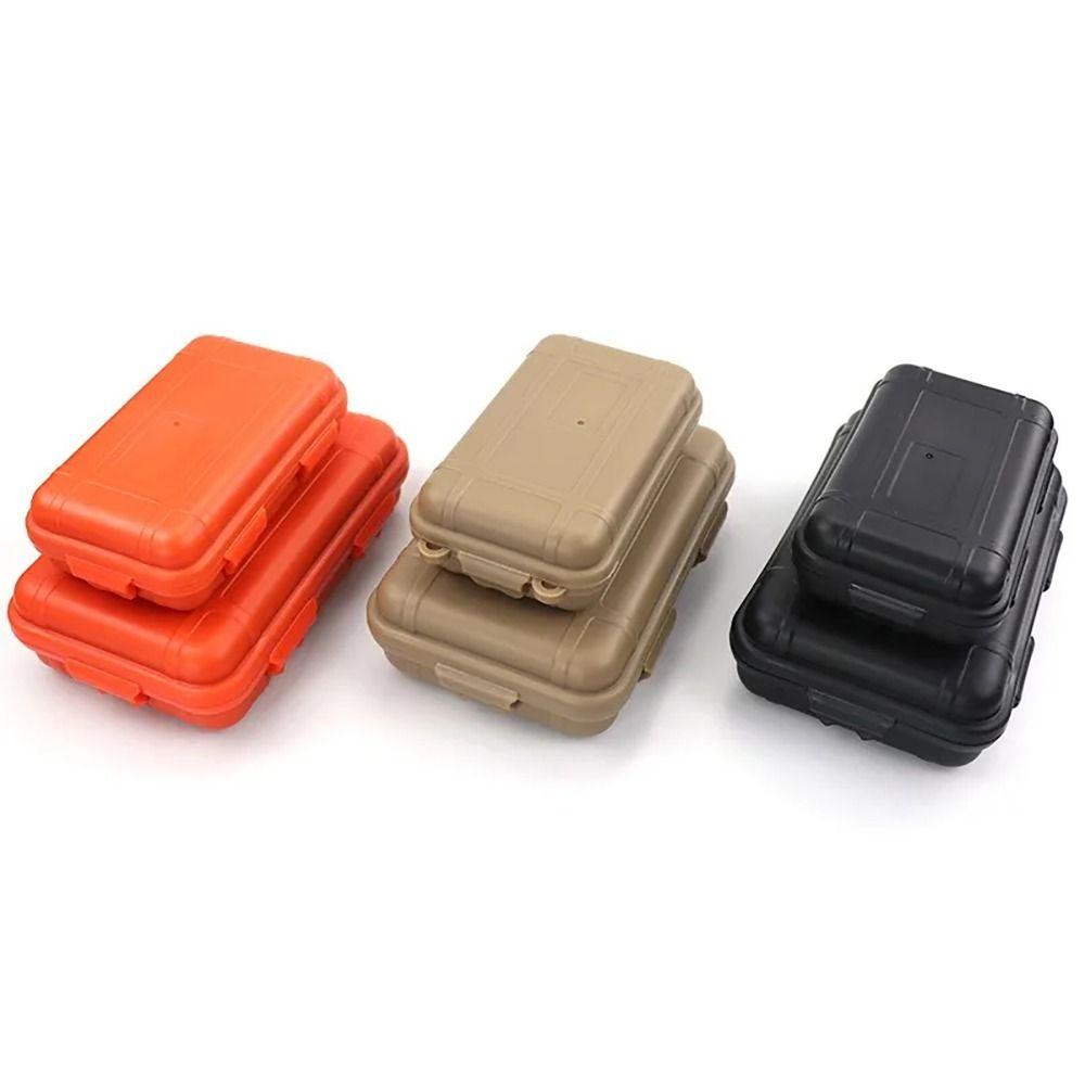1Pcs Plastic Survival Box S/M/L Size Camping Container Durable Travel Storage Box