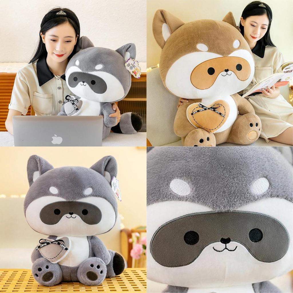 Adorable Stuffed Toy Raccoon For Girls Ideal For Night Market And Arcade